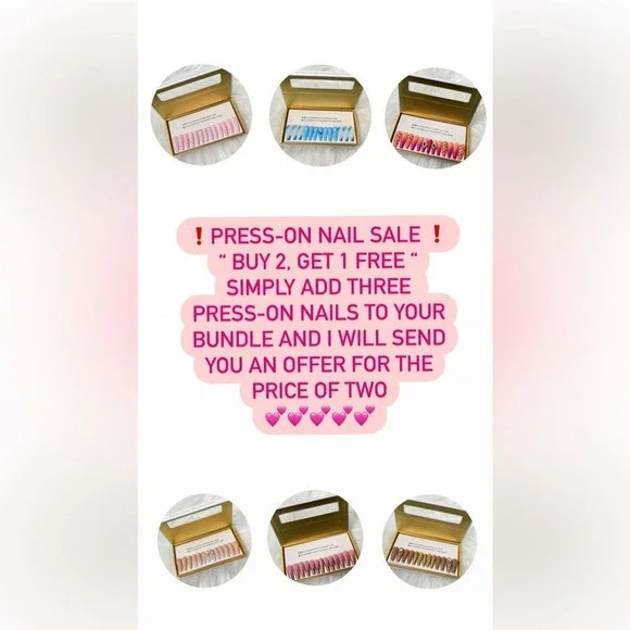 24pcs Luxury Press-on nails - Picture 3 of 11